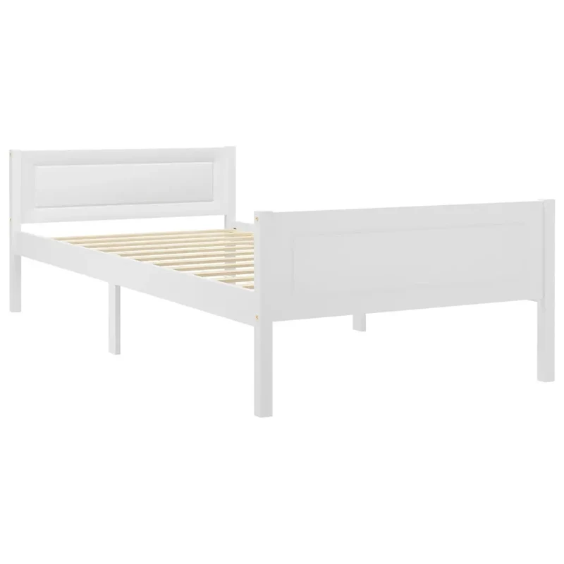 Giroletto Bianco in Legno Massello di Pino 100x200 cm 322104