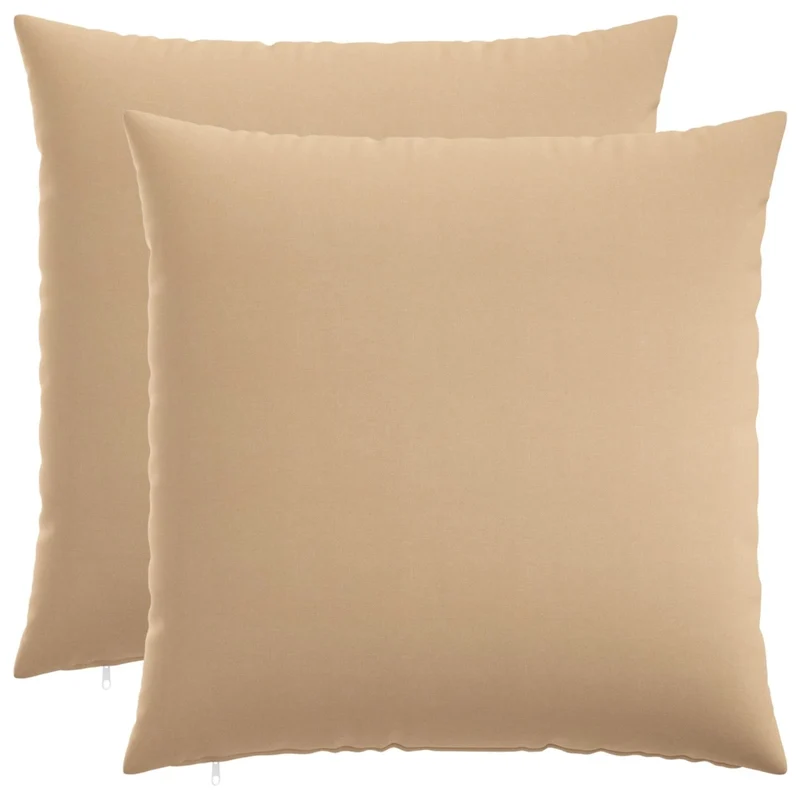 Cuscino con cuscino HEERLEN 2 pz Crema Tessuto 928018