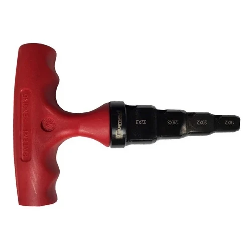 Sbavatore calibratore multimisura con cricco 16-20 x2 26-32 x3