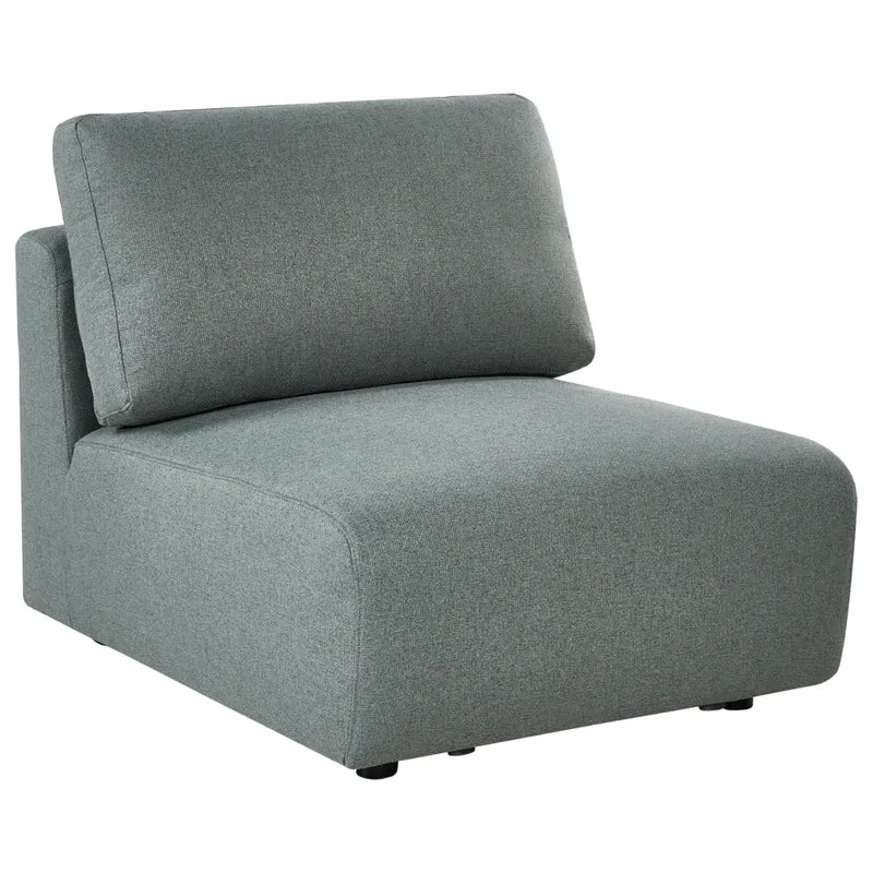 Modulo sedia Tessuto verde 1 posto Stile moderno