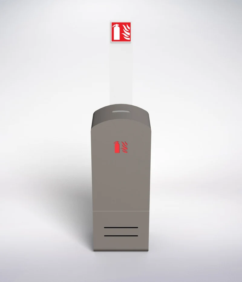 Fire Extinguisher Cabinet Soprano - Mouse Grey