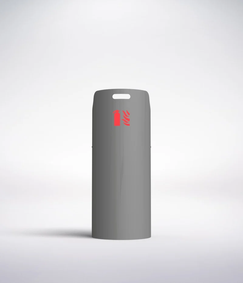 Cintro Fire Extinguisher Cover - Anthracite Gray
