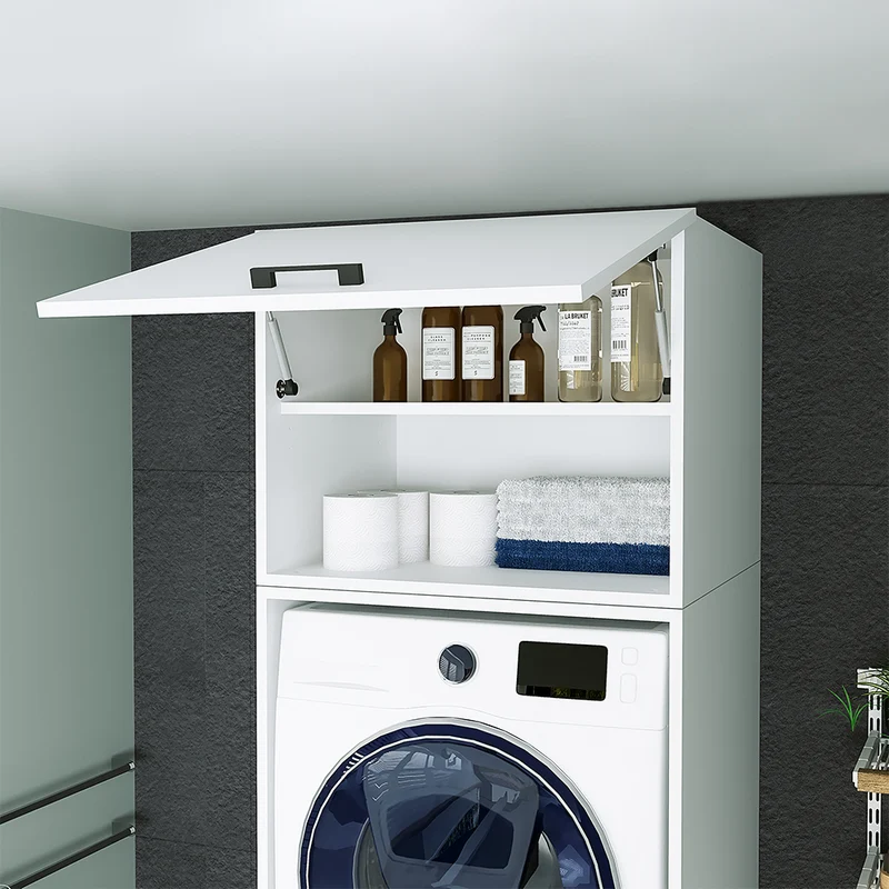 Roomart Aufsatzschrank 67 cm, mit Klappe für den Waschmaschinenschrank, in 2 Farben