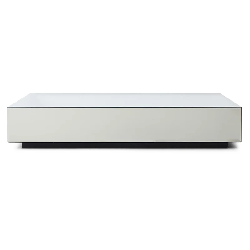 Tavolino Mirror Block trasparente (120x80 cm)