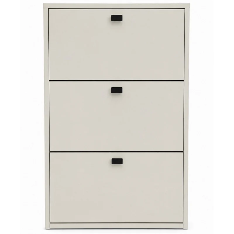 Scarpiera Orione Bianca 3 Cassetti 60x24x100 Cm