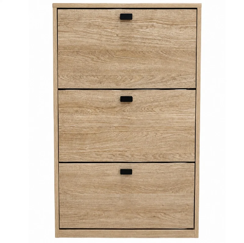 Scarpiera Orione Rovere 3 Cassetti 60x24x100 Cm