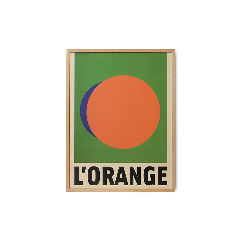 Opera incorniciata L'Orange