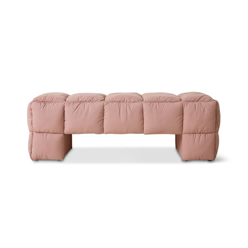 Panca imbottita Puffy, rosa