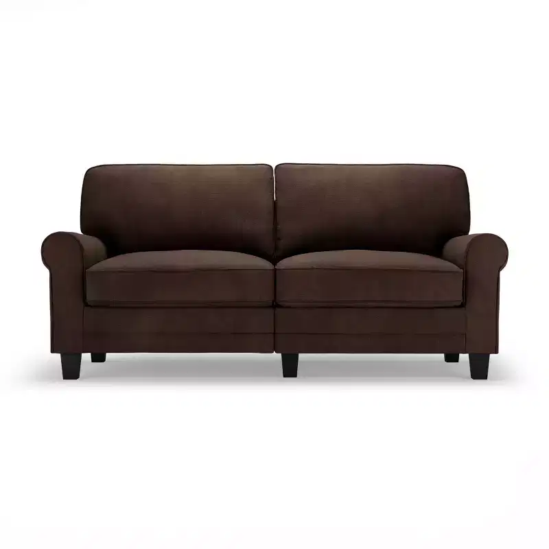 Divano 73" della Copenhagen Collection in Rye Brown - Stile Moderno, Seduta Confortevole