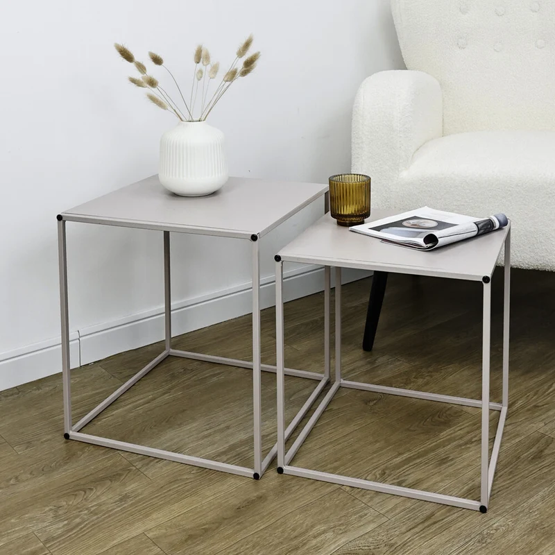 Set 2 Tavolino Alrik Beige
