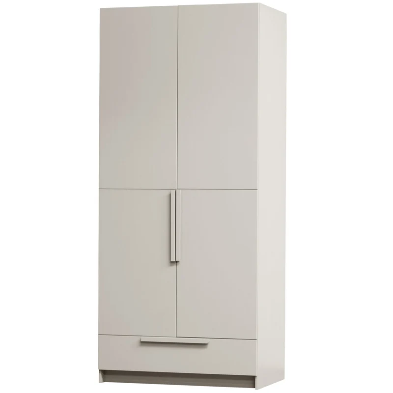 Armadio pure 2 pri spaccato pino polvere