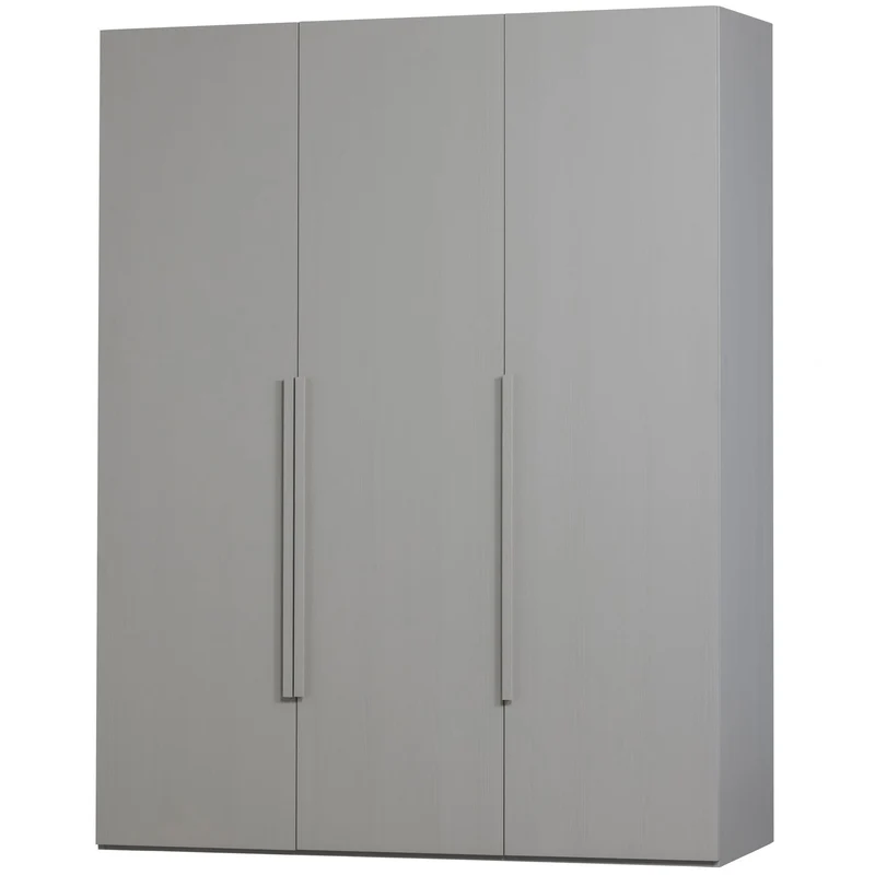 Rens armadio 3 ante maniglia lunga noce/grigio ciottolo