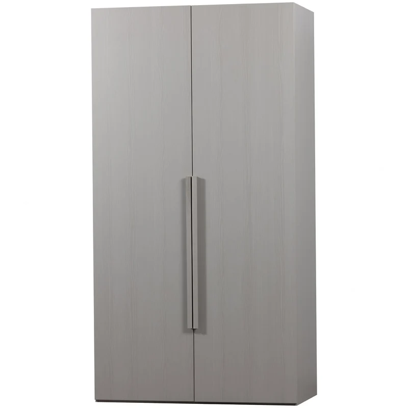 Rens armadio 2 ante maniglia lunga noce/grigio ciottolo