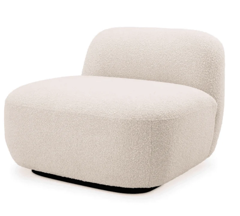 Chair Bjorn Boucle Cream by Eichholtz