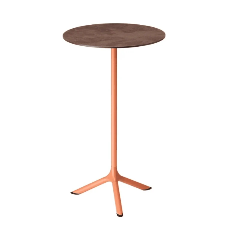 Tavolo alto h 110cm TRIPE' (base ART. 5003 + TOP 60cm stratificato compact ART. 5282-99) by scab design