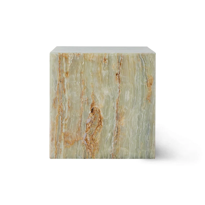 Tavolino Onyx Marble Block Table by HK Living