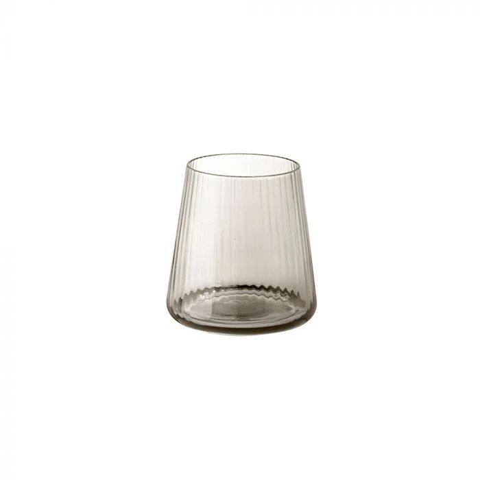 Set 6 bicchieri in vetro fumé 400 ml