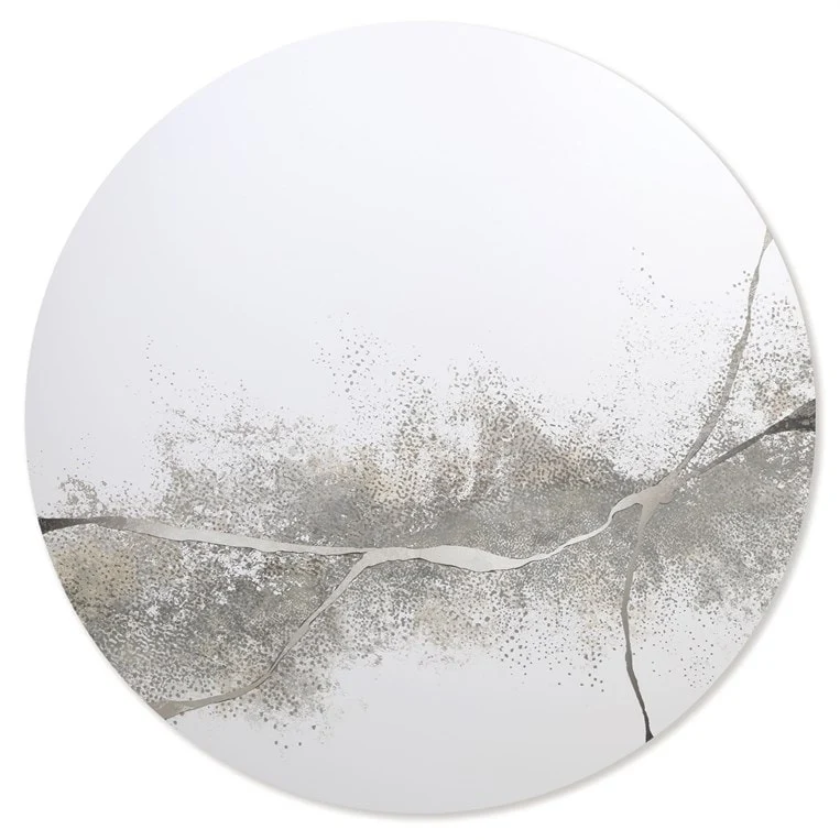 Specchio d'arte Kintsugi Ø 80 by AGAVE