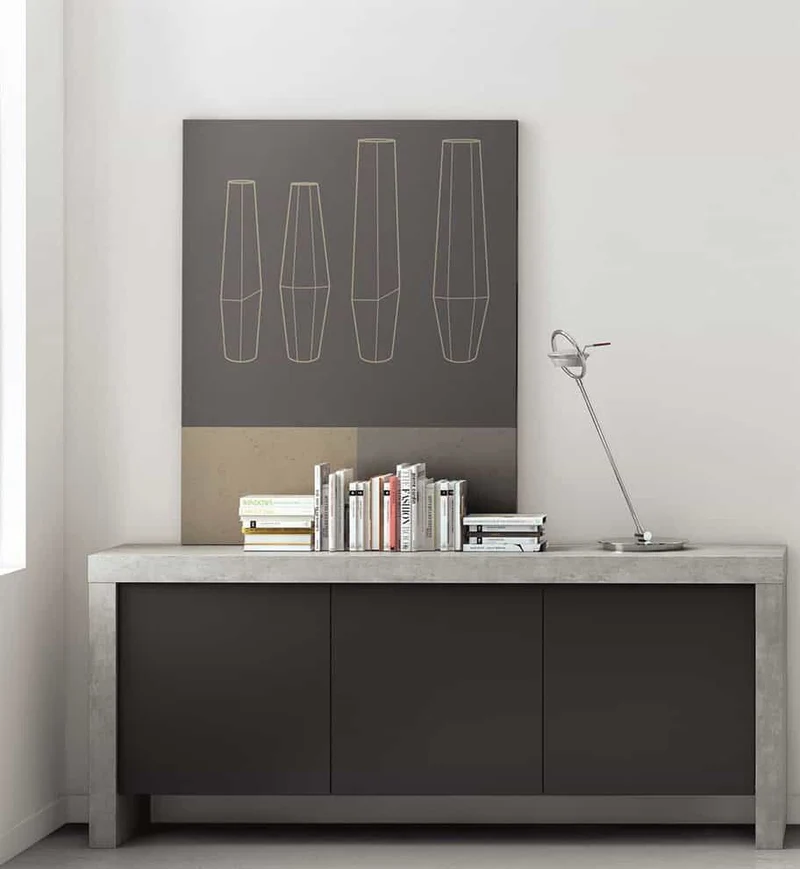 Credenza KOBE sideboard 3 ante Tema Home