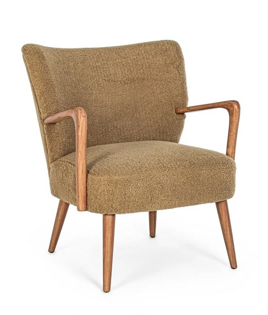 Poltrona Lienz palm senape
