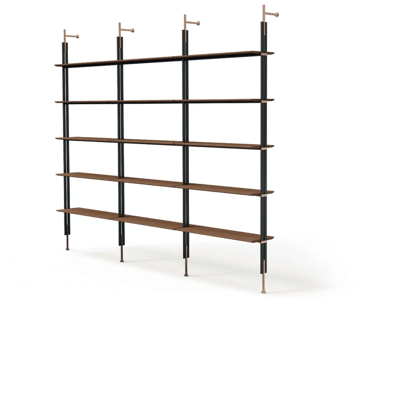 Libreria ROLL con fissaggio a parete