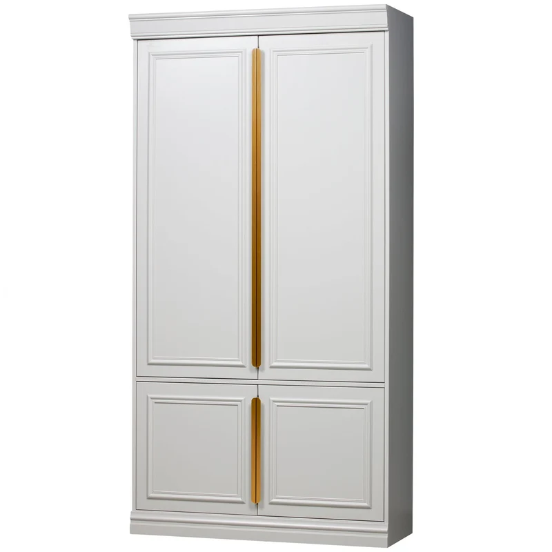Armadio retrò classico organize bianco h215 x P62cm