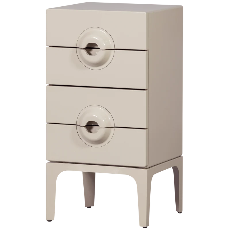 Merge mobile 4 cassetti legno greige