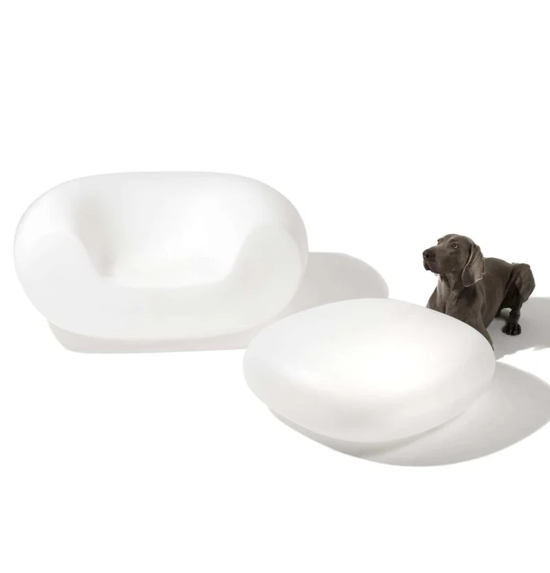 Pouf/Tavolino Outdoor Chubby by Slide Design