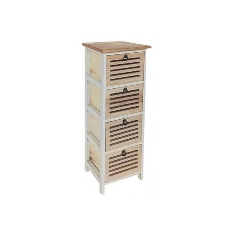 Cassettiera 4 Cassetti In Legno 34x25x78cm