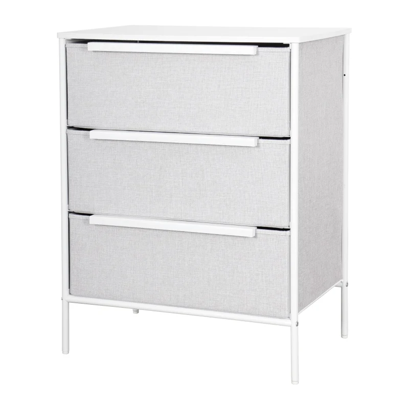 Mobiletto Siviglia 3 Cassetti Bianco 59x40x76cm