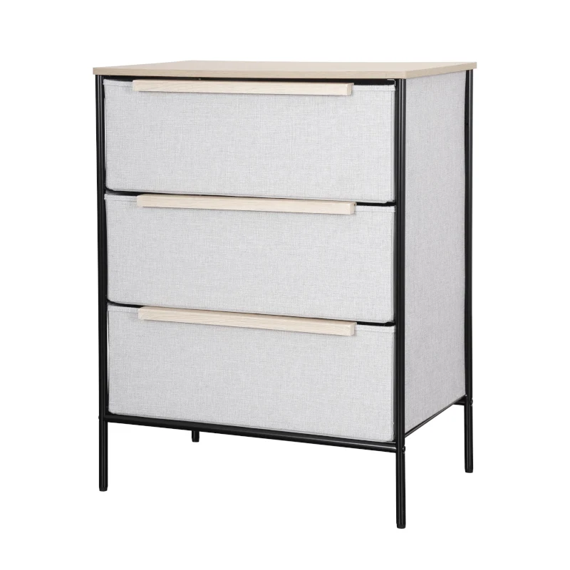 Mobiletto Siviglia 3 Cassetti Beige 59x40x76cm