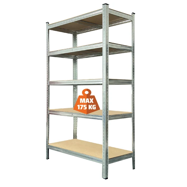 Scaffale Franco 5 Ripiani Mdf 90x40x180 Cm