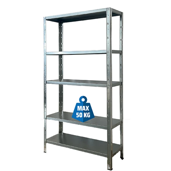 Scaffale Augusto 5 Ripiani 100x40x187