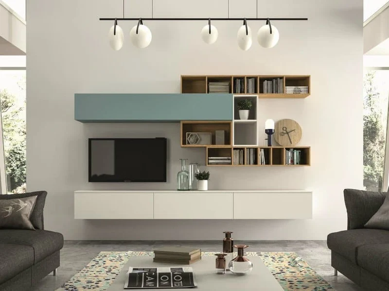 Parete attrezzata componibile SLIM 100 By Dall'Agnese