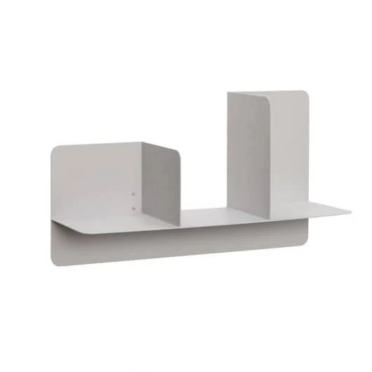 Mensola FOLD shelf grigia in metallo by Hübsch