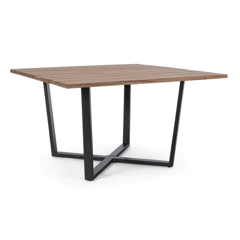 Tavolo HELSINKI in legno di acacia 130x130cm