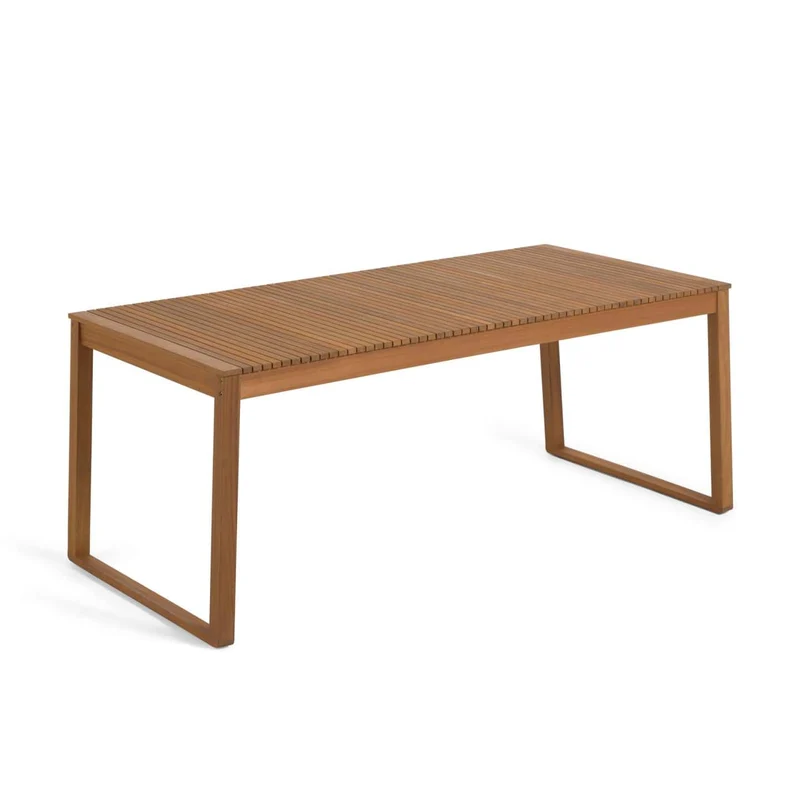 Tavolo da esterno EMY in legno massello di acacia 190 x 90 cm