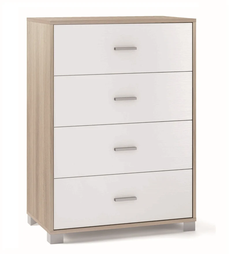 Cassettiera Ponza 4 Cassetti Olmo 80x47x112 Cm