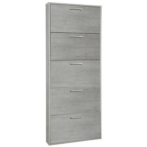 Scarpiera Silene 5 Ante 30 Paia Grigio Cemento