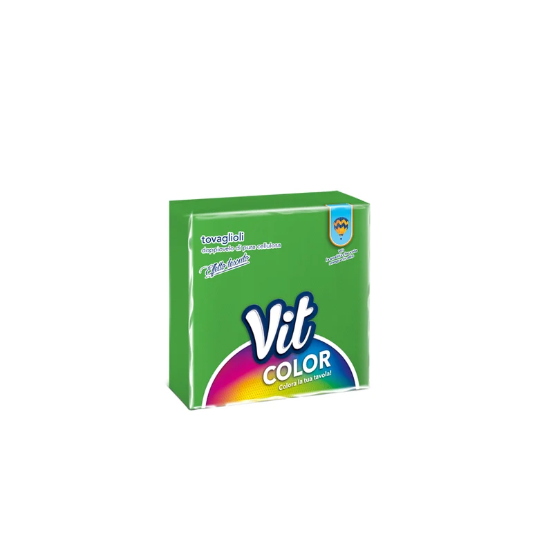 Tovaglioli Color Verde Tc933-130 Vit