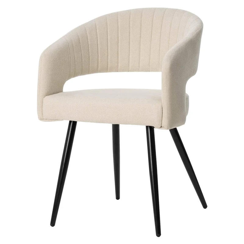 Poltroncina KORA in tessuto beige