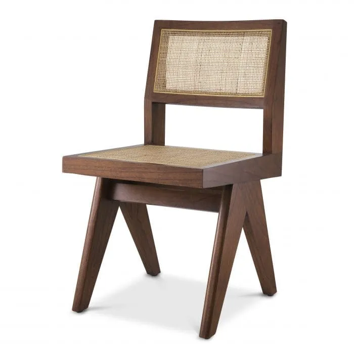 Sedia NICLAS Brown rattan - Tribute Collection by Eichholtz