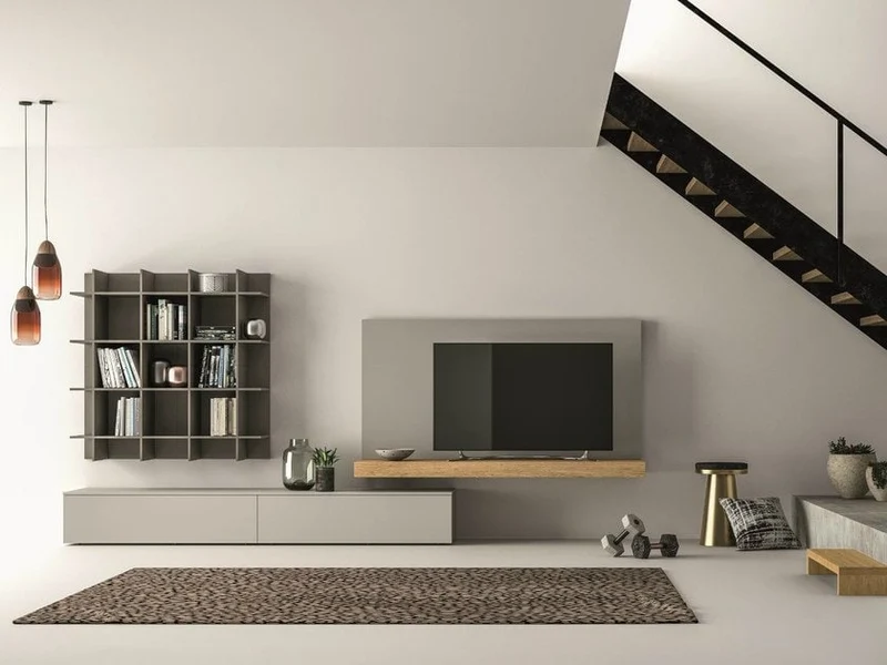 Parete attrezzata componibile SLIM 111 By Dall'Agnese