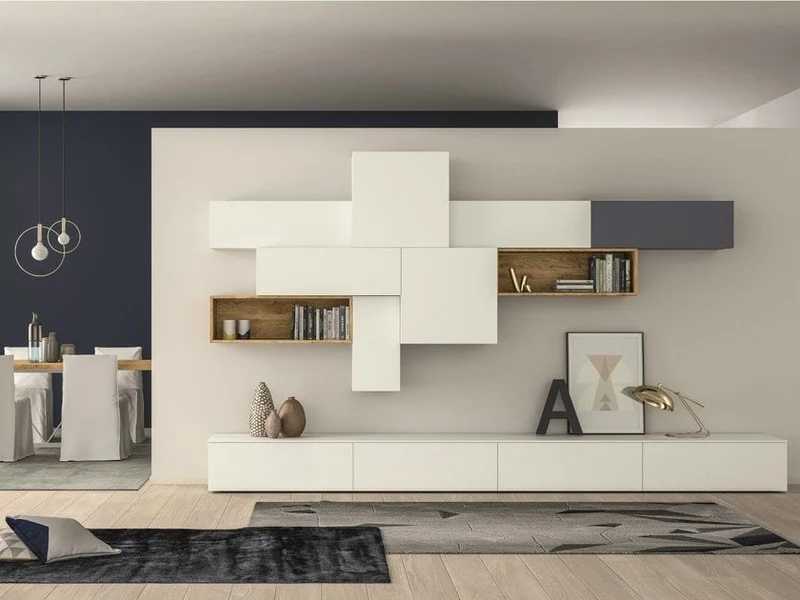 Parete attrezzata componibile SLIM 88 By Dall'Agnese