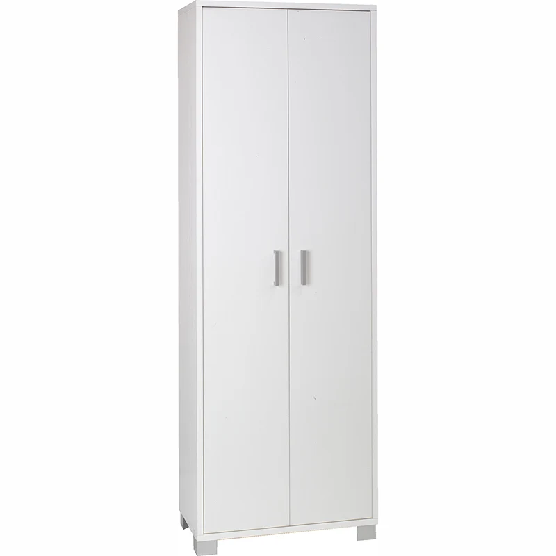 Armadio Modena 2 Ante Bianco 63x34x182 Cm