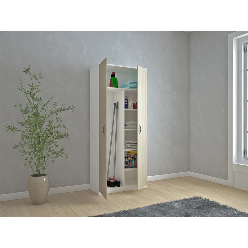 Armadio Portascope Ercole 2 Ante Olmo 36x72x186cm