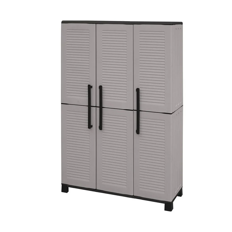 Armadio Family 3 Ante In Resina 102x37x169 Cm
