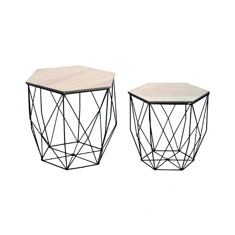 Coppia Tavolini Hexagon