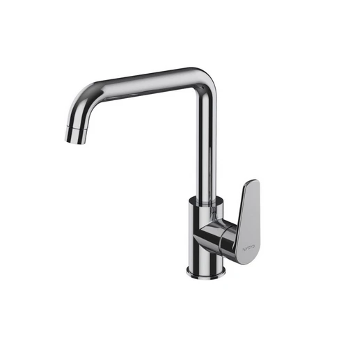 Miscelatore monocomando lavello canna quadra serie smeraldo cromo