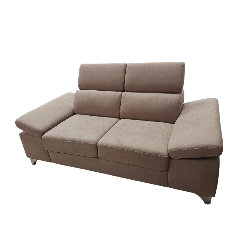 Divano Alba 2 Posti con Poggiatesta e Braccioli Regolabili | Comfort Premium